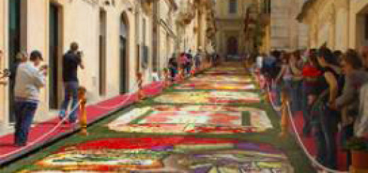 Foto dell'infiorata di Noto