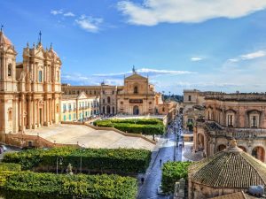 Vista panoramica del centro di Noto